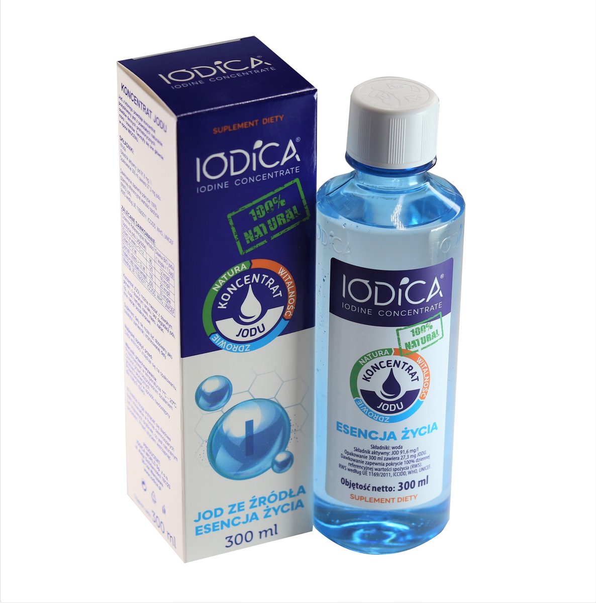 IODICA NATURALNY JOD 300ml koncentrat Z MINERAŁAMI PL