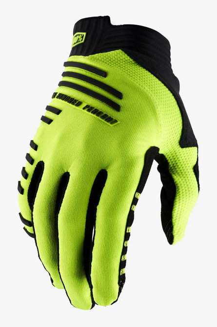 100% Rękawiczki Rowerowe Męskie R-Core Fluo Yellow Sto-10017-004-12 M