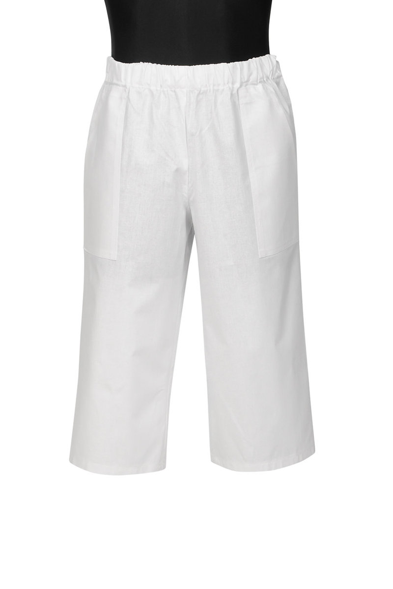 Spodnie piekarskie krótkie, unisex, dla piekarza