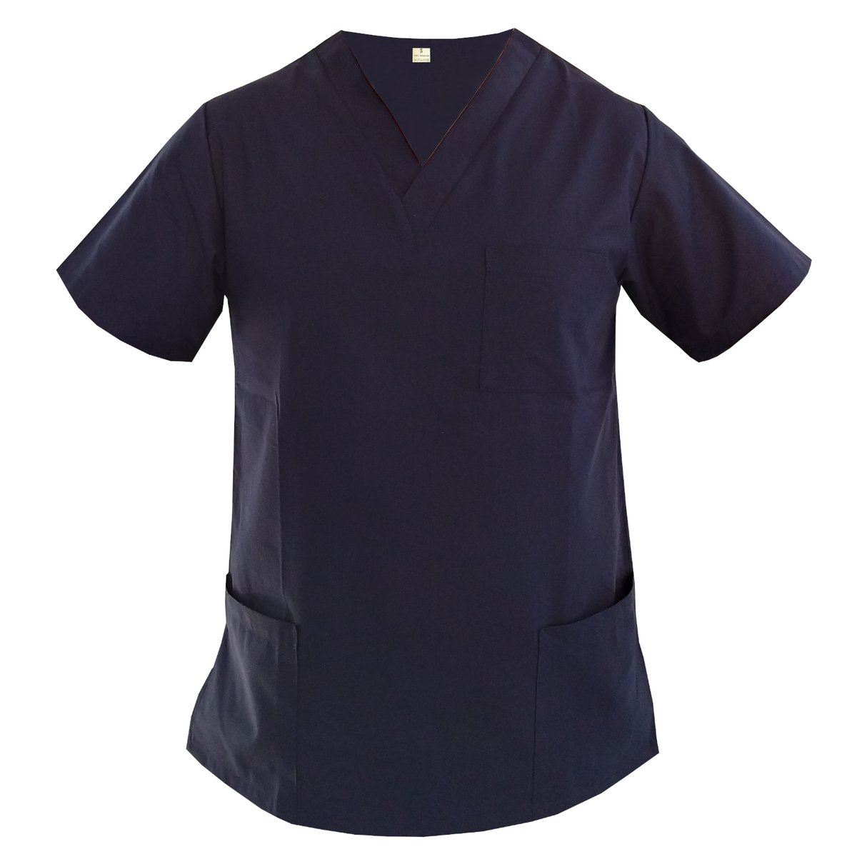 Bluza damska ochronna 100% bawełna chirurgiczna medyczna granatowa 3XL