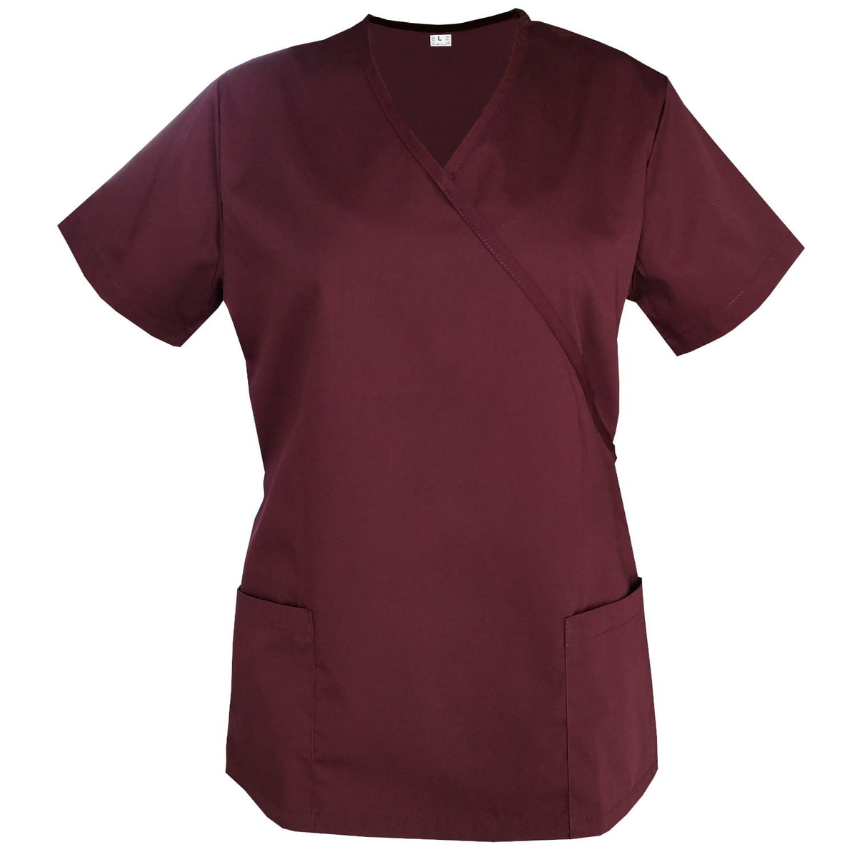 Bluza medyczna śliwka z lamówką śliwka 46