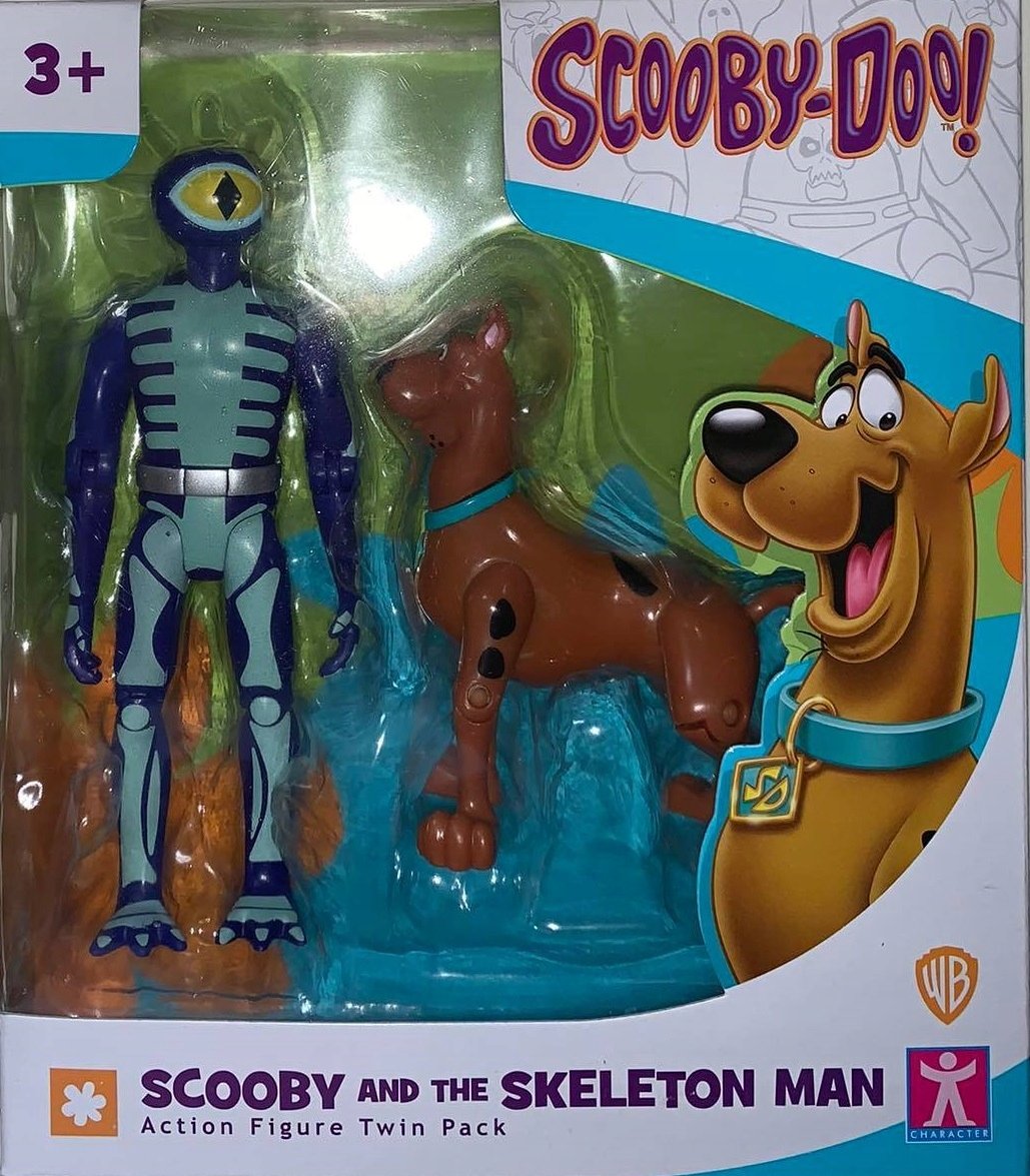 Scooby-Doo Zestaw 2-Pak Scooby + Jednooki Szkielet