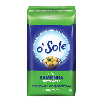 Cenos Sól kamienna jodowana spożywcza 1 kg Osole