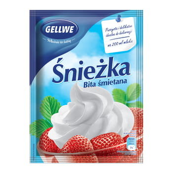 GELLWE GELLWE BITA ŚMIETANA ŚNIEŻKA 60G wszystko dla domu i biura! 53662540