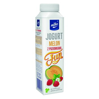Jogurt Milko 0,33L Fun Melon Z Poziomkami