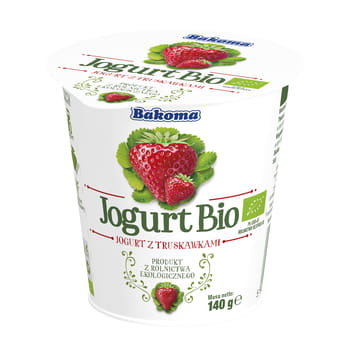 Bakoma Bio jogurt truskawka