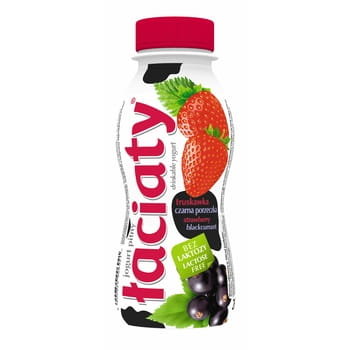 Jogurt Pitny Łaciaty Bez Laktozy Truskawka - Czarna Porzeczka But. 250 Ml Pet