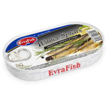 EVRAFISH STEK.SZPROT/OLEJ/WINTER EO170G EVRAFISH 170 G zakupy dla domu i biura! 42800458