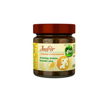Imbir Z Sokiem Cytrynowym 225 Ml 4Tea