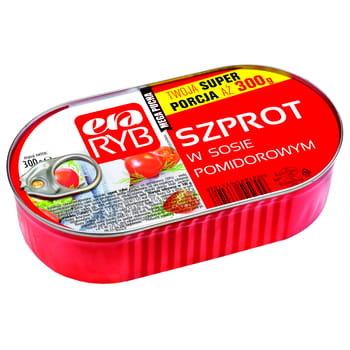 Era Ryb Szprot W Sosie Pomidorowym Eo 300 G