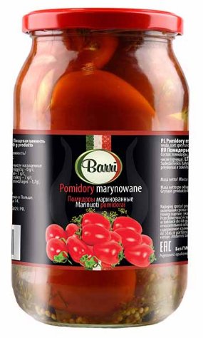 Barri Greek Trade - Pomidory Marynowane -  900Ml