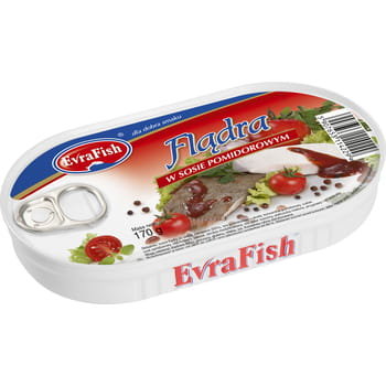 EVRAFISH STEK.FLĄDRA/S.POMIDOR.EO 170G EVRAFISH 170 G zakupy dla domu i biura! 42312298