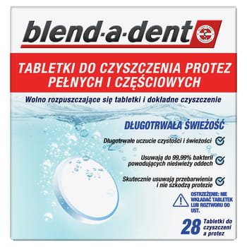 Procter & Gamble BLEND-A-DENT 28szt. - Tabletki do czyszczenia protez zębowych