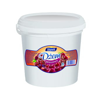 Stovit STOVIT DŻEM WYSOKOSŁODZONY Z WIŚNI 1KG zakupy dla domu i biura 59710947