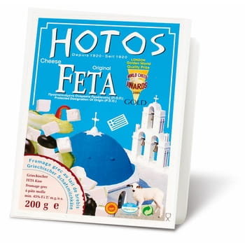 Hotos - Ser Feta z mieszanki mleka owczego (70%) i koziego...