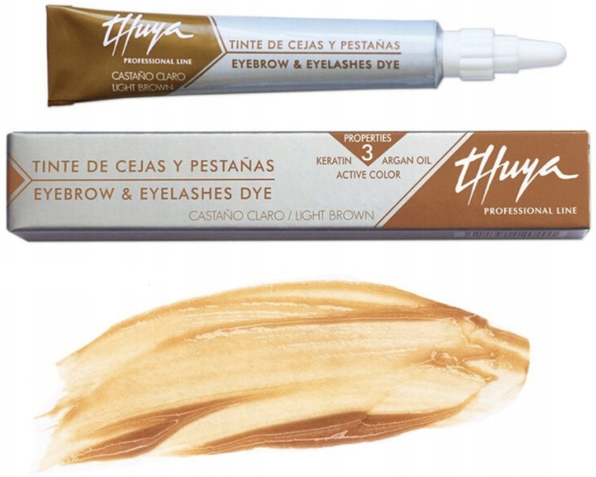 Project Lashes, Henna Thuya Do Brwi I Rzęs, Jasny Brąz