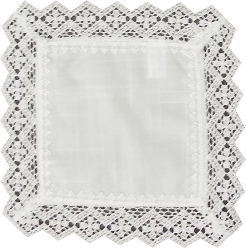 Serwetka Z Gipiurą, 20X20, Ecru Geometryczna, G13-04-Kw