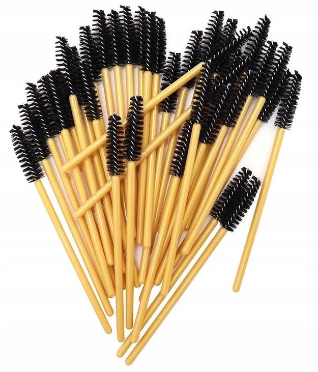 Project Lashes, Szczoteczka Spiralka Do Rzęs, 50 Sztuk Różne Kolory