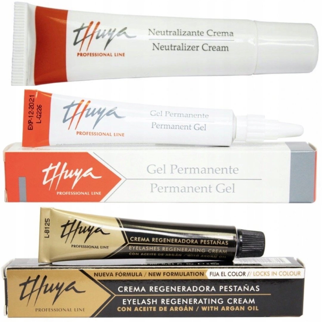 top Project Lashes, Zestaw Do Liftingu Laminacji Brwi I Rzęs, Thuya