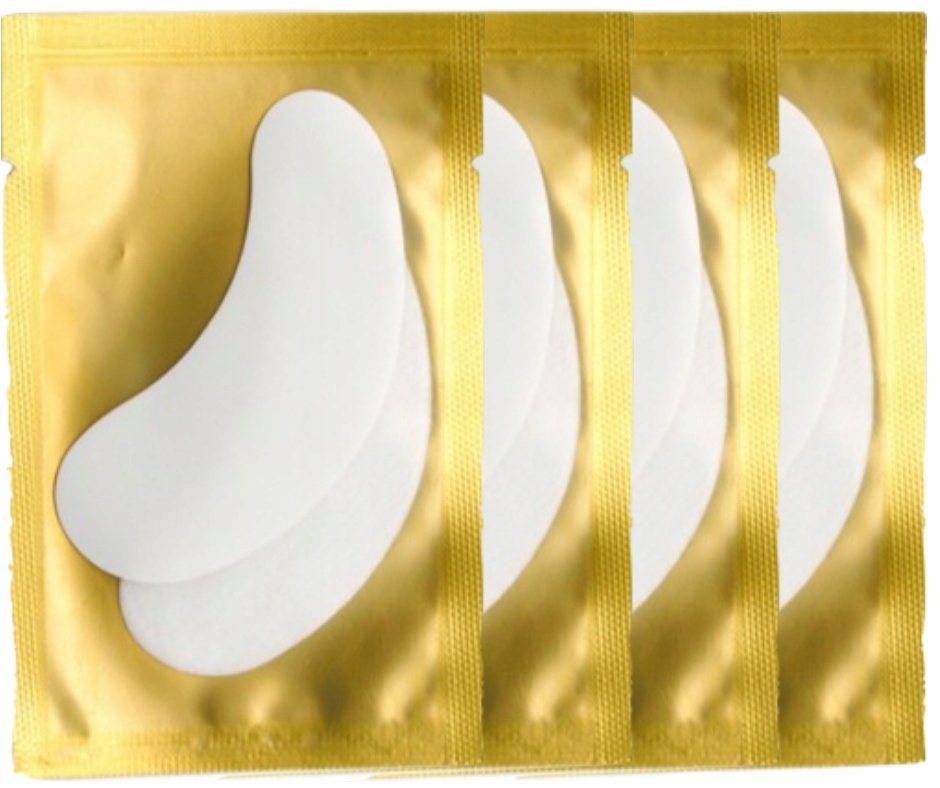 Project Lashes, Żelowe Płatki Pod Oczy Do Rzęs Gold, 10 Opakowań