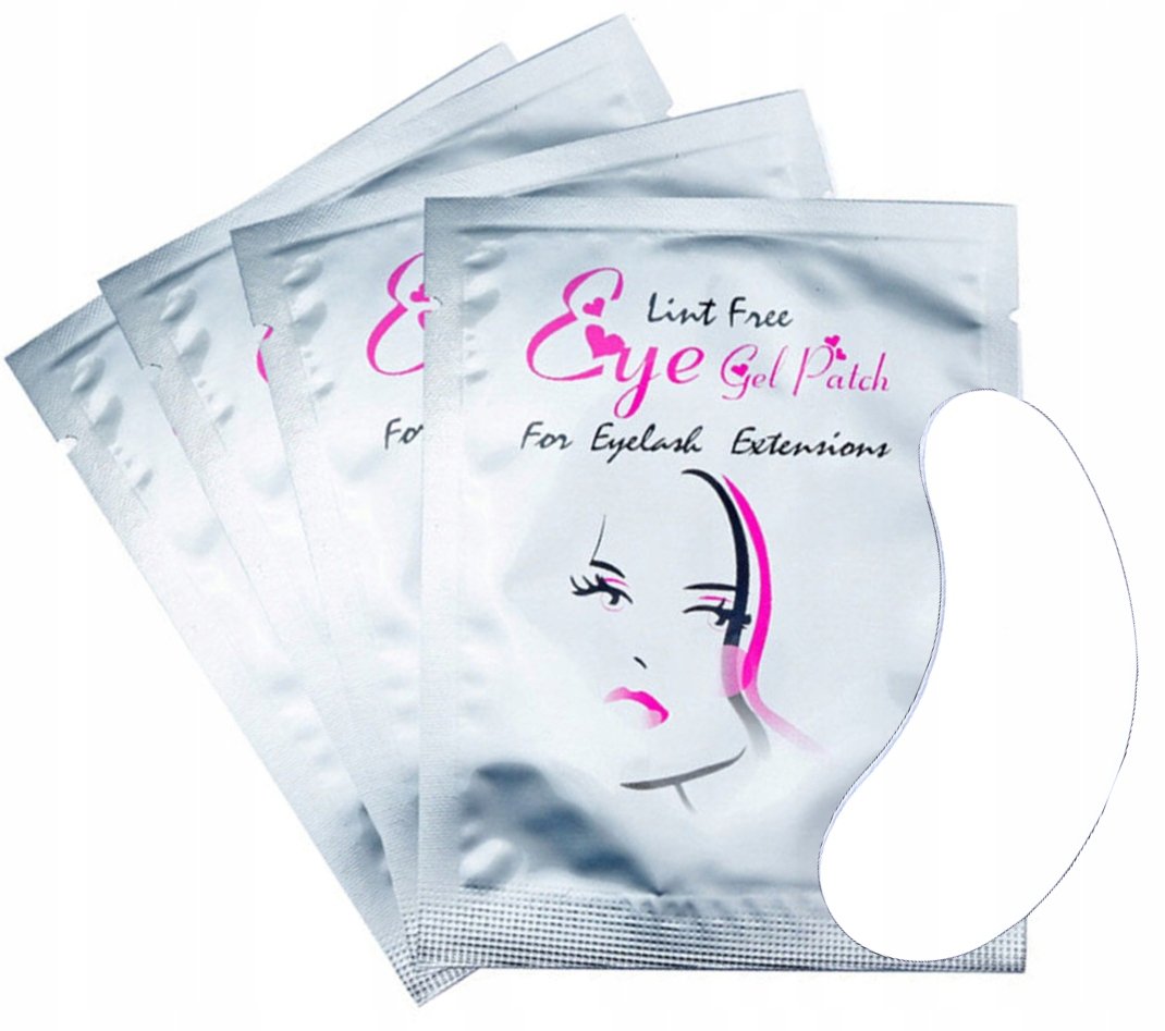 Project Lashes, Płatki Pod Oczy, Aloes Do Przedłużania Rzęs, 200 Sztuk