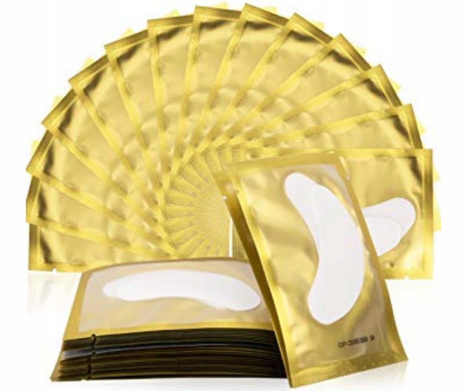 Project Lashes, Płatki Pod Oczy, Aloes Do Przedłużania Rzęs, 50 Sztuk