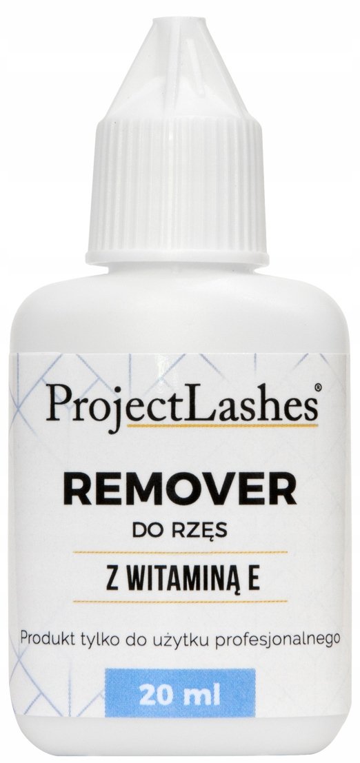 Project Lashes, Remover Do Rzęs, Z Witaminą E, Projectlashes, 20 ml