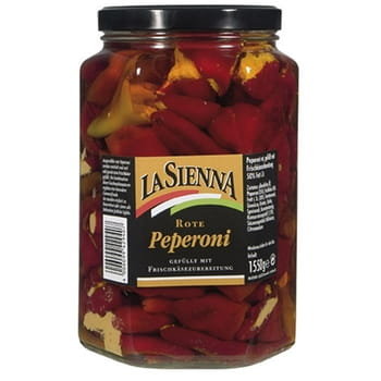 La Sienna -Czerwone Pepperoni Wypełnione Mieszanką Świeżego Sera 1,55 Kg