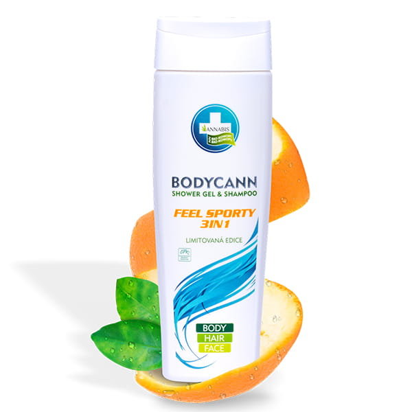 Annabis, Bodycann Shower Gel & Shampoo Feel Sporty Le, 250 ml
