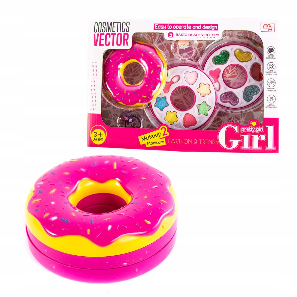 Midex, Zestaw Do Makijażu Malowania Malowidła Donut