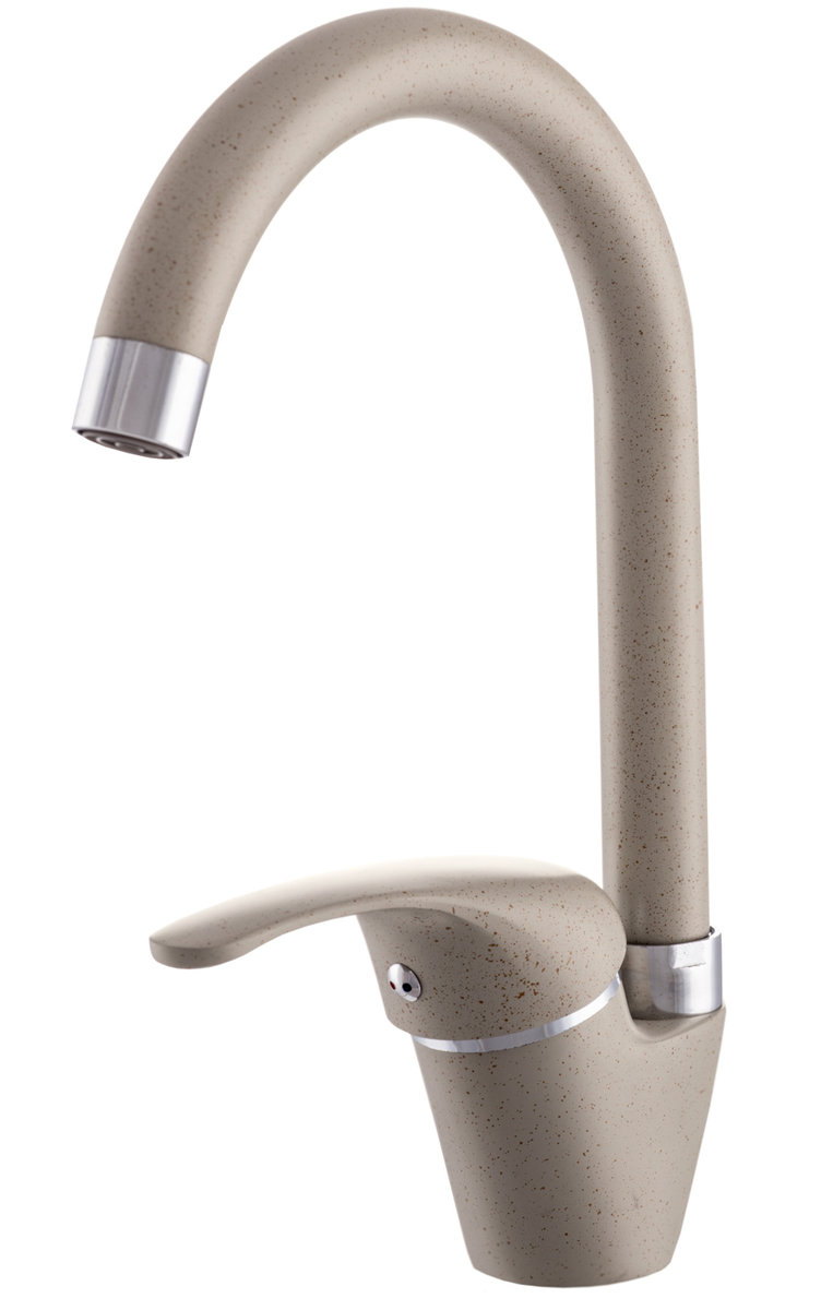 Rio Bateria Kuchenna Do Zlewu Kran Beżowy