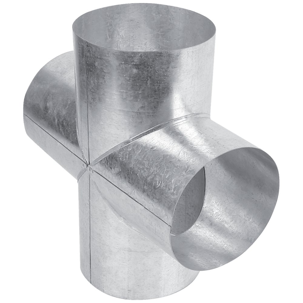 Czwórnik fi 100 Dgp rozprowadzenie kominek wkład