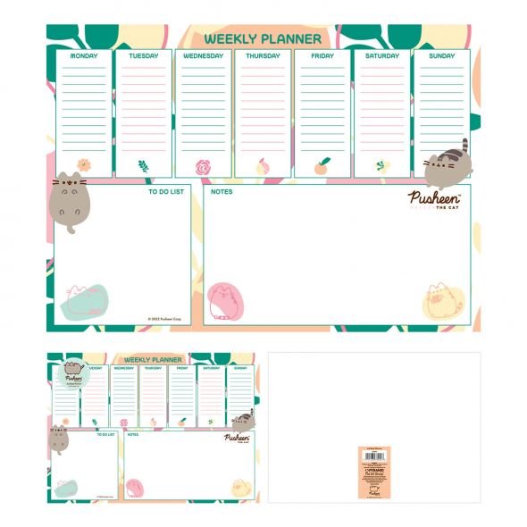 Planer Tygodniowy Pusheen Botanical