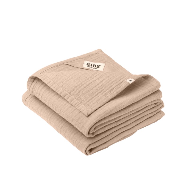 Bibs Muslin Cloth Blush 2 Pieluszki Muślinowe 100% Gots Organic Cotton 70 X 70