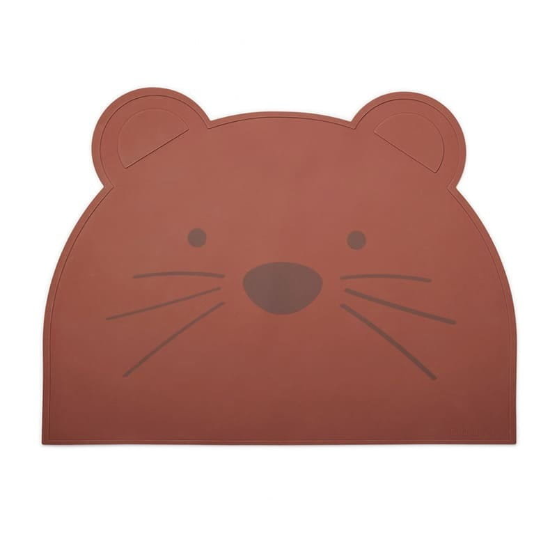 Nuuroo - Podkładka Silikonowa Na Stół Dla Dzieci Mahogany