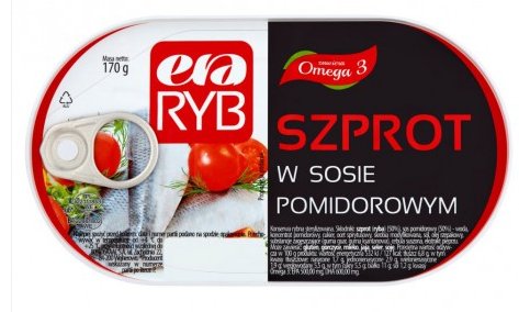 Era  Ryb - Szprot W Sosie Pomidorowym - 170 G