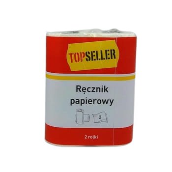 Topseller Ręcznik papierowy 2 rolki 2- warstwowy