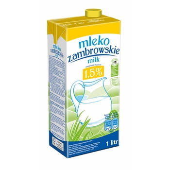 Gostyń Mleko ZAMBROWSKIE UHT 1.5% 1l gn 0630235