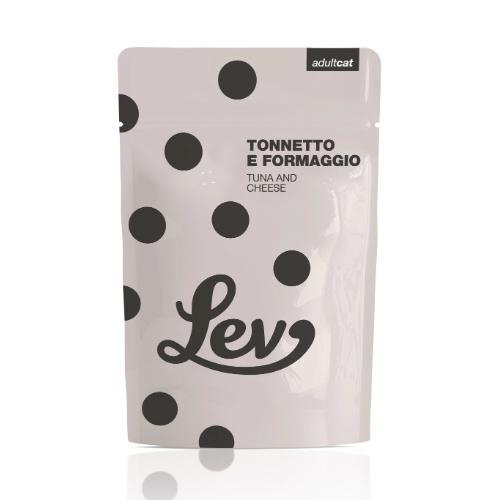 Lev Tuńczyk I Ser - Mokra Karma Dla Kota - Saszetka 60G