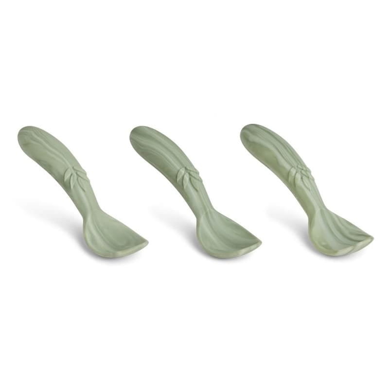 Nuuroo - 3 Łyżeczki Silikonowe Ella Light Green