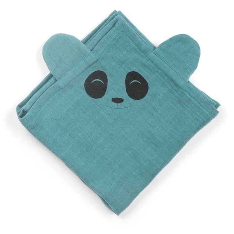 Nuuroo - 2 Pieluszki Z Organicznego Muślinu Panda Lead 70 X 70 Cm