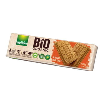 Ciastka z 4 zbożami Gullón BIO, 170g