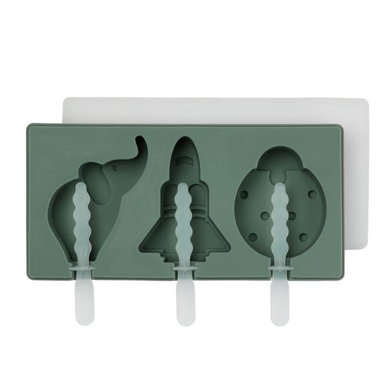 Nuuroo - Silikonowe Formy Na Lody Elin Ice Pop Dusty Green