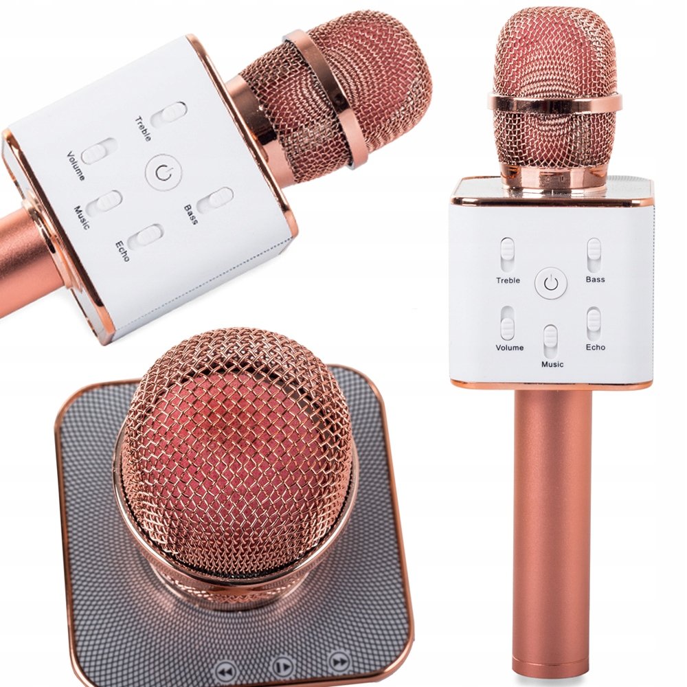 Mikrofon Bezprzewodowy Verk Group, Bluetooth, Głośnik, Karaoke