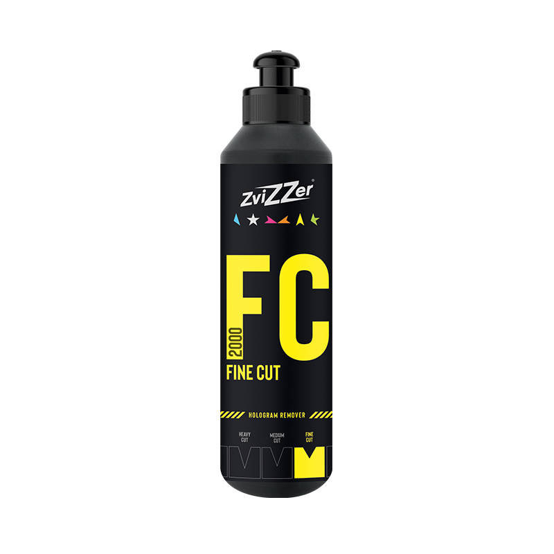 ZviZZer FC2000 Yellow Fine Cut  delikatna wykańczająca pasta polerska 250ml