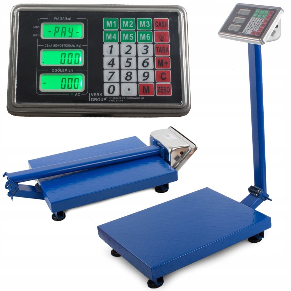 Waga Magazynowa Sklepowa Elektroniczna 300Kg Lcd