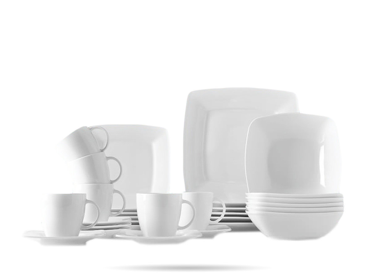 Lubiana S.A.Zakłady Porcelany Stołowej Serwis obiadowo-kawowy dla 6 osób Victoria 086100023600