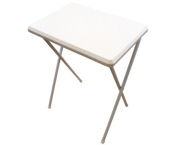 Highlander Folding Steel & Hard wearing ABS Camping Table, biały, jeden rozmiar FUR737-WE