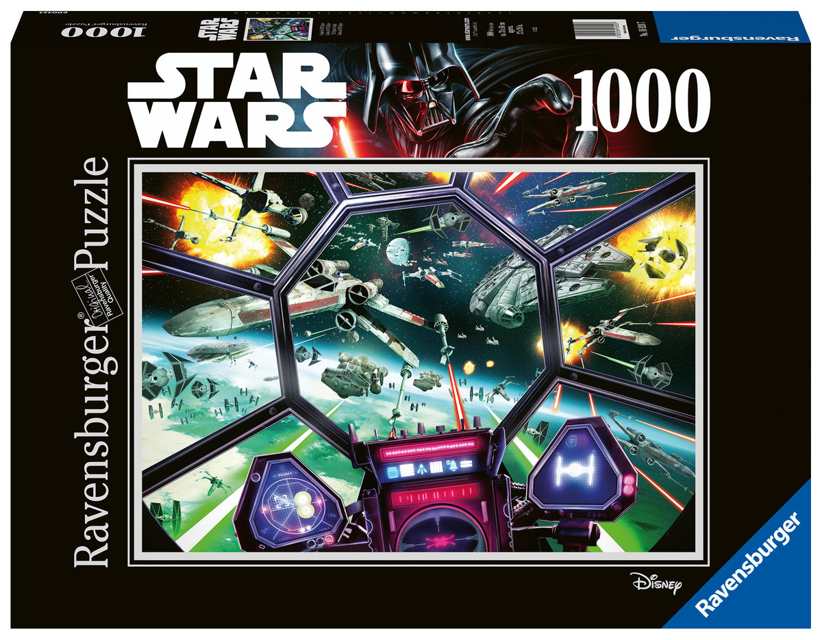 Puzzle 2D, Star Wars, TIE Fighter Cockpit, 1000 el.