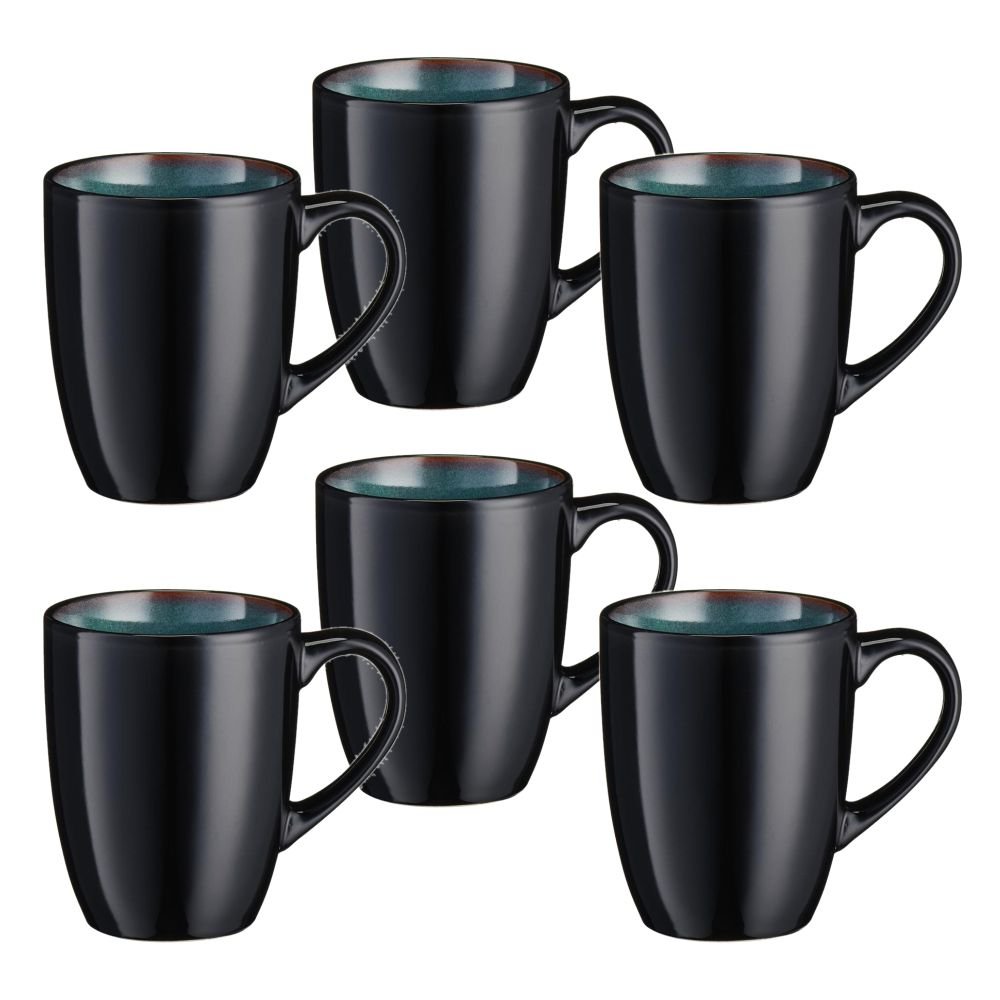 Komplet Kubków Z Kamionki 270 Ml 6 Sztuk Naval Villa Italia